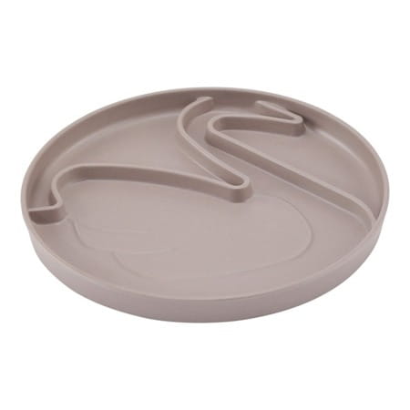 Lille Vilde  -  Talerzyk Bambusowy Bamboo Swan Plate Taupe