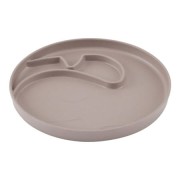 Lille Vilde  -  Talerzyk Bambusowy Bamboo Whale Plate Taupe