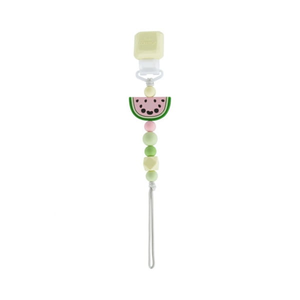 Loulou Lollipop  -  Silikonowa Zawieszka do Gryzaka i Smoczka Arbuz