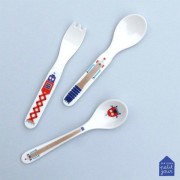 Maison Petit Jour® - Łyżka Melaminowa Dla Dzieci, Seria Roboty | Maison Petit Jour®