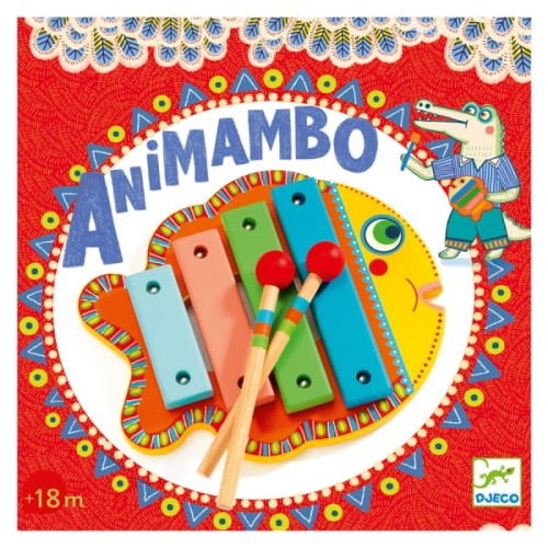 Djeco  -  Drewniane Cymbałki Rybka Animambo Dj06001