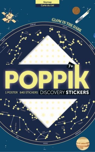 Poppik   -   Wyklejanka Konstelacje Gwiazd Świecące w Ciemności