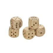 Egmont Toys® - Duże Drewniane Kości do Gry 5 Szt. | Egmont Toys®