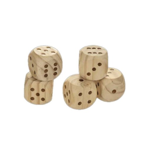 Egmont Toys® - Duże Drewniane Kości do Gry 5 Szt. | Egmont Toys®