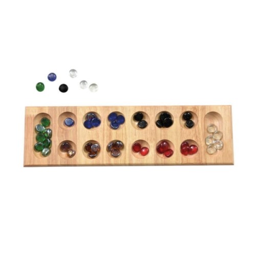 Egmont Toys® - Mancala  -  Drewniana Gra Strategiczna i Logiczna | Egmont Toys®