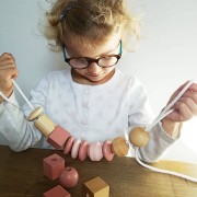 Egmont Toys® - Nawlekanka Drewniana, Duże Korale | Egmont Toys®