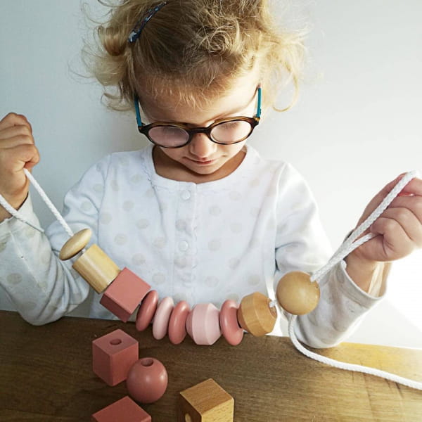 Egmont Toys® - Nawlekanka Drewniana, Duże Korale | Egmont Toys®