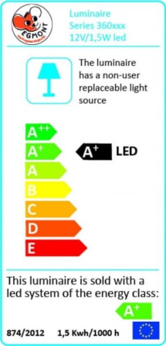 Egmont Toys® - Lampka Nocna Led, Grzybek, Miedziana | Egmont Toys®