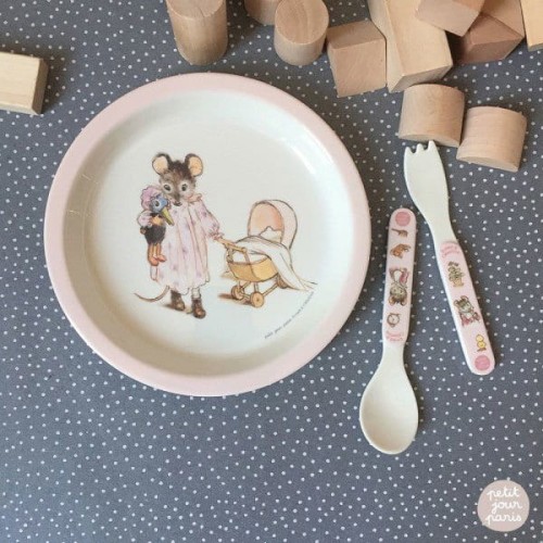 Petit Jour Paris® - Talerzyk Deserowy fi 18 cm Ernest i Celestyna | Petit Jour Paris®