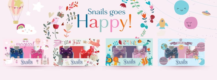Snails - Zestaw Lakierów do Paznokci Dla Dzieci Snails Goes Happy  -  You Are Magical