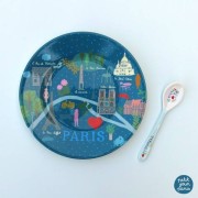Petit Jour Paris® - Talerz Deserowy fi 20 cm Paryż Emilii | Petit Jour Paris®