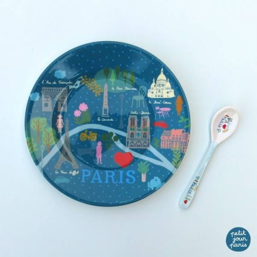 Petit Jour Paris® - Talerz Deserowy fi 20 cm Paryż Emilii | Petit Jour Paris®