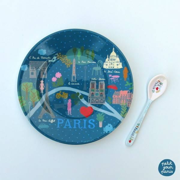 Petit Jour Paris® - Talerz Deserowy fi 20 cm Paryż Emilii | Petit Jour Paris®