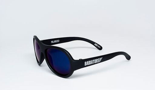 Babiators Polaryzacja Okulary + Etui Black ops Black Blue Lenses 0 - 3lat