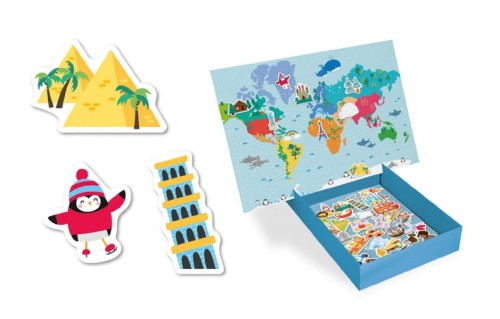 Apli Kids - Magnetyczna Układanka Apli Kids  -  Mapa Świata