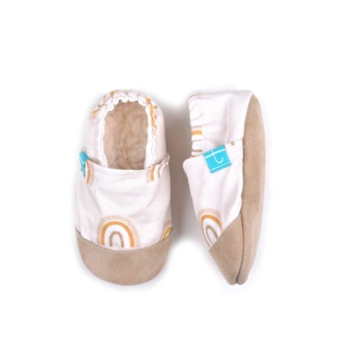 Titot  -  Papcie Kapcie do Przedszkola  -  Beige Rainbow Letnie