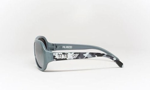 Babiators Polaryzacja Okulary + Etui Galactic Grey Camo Silver Lences 0 - 3lat