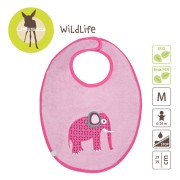 Lassig  -  Śliniak Bawełniany Wodoodporny 6 - 24m Wildlife Słoń
