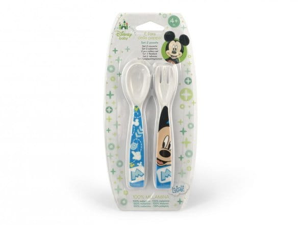 Lulabi  -  Sztućce dla Dziecka, Myszka Mickey, 6m+