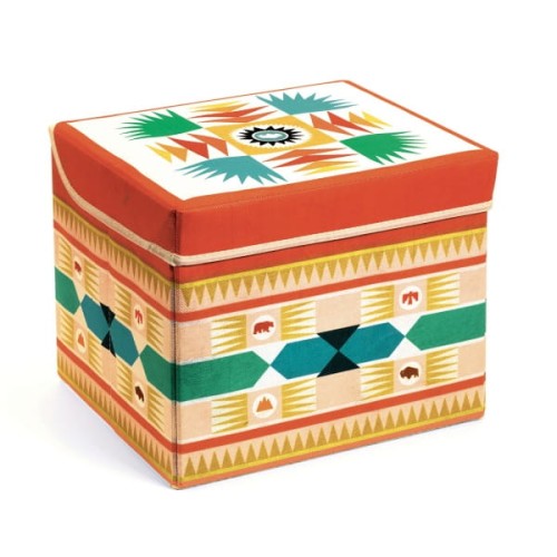 Djeco     -     Materiałowe Pudełko Siedzisko Tipi Dd04482