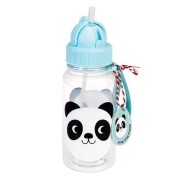 Rex London - Bidon ze Słomką 500 Ml, Panda Miko