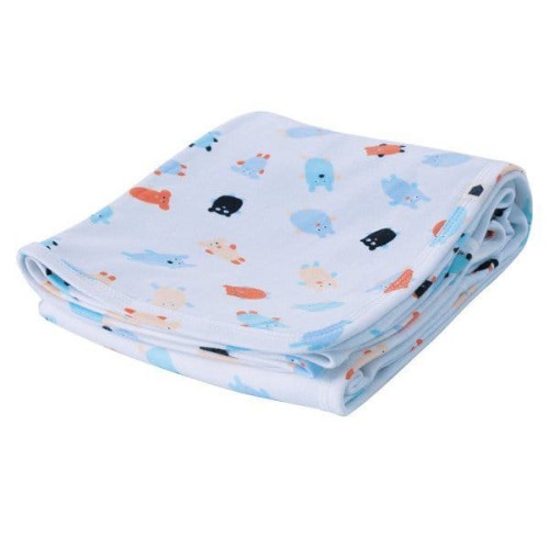 Maison Petit Jour® - Dwustronny Koc Bawełniany Dla Niemowlaka, Doudous, Puchaci Przyjaciele | Maison Petit Jour®
