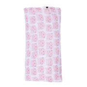 Maison Petit Jour® - Muślinowy Otulacz Dla Niemowlaka, Wszystko Dla Maluszka  -  Różowy Kot | Maison Petit Jour®