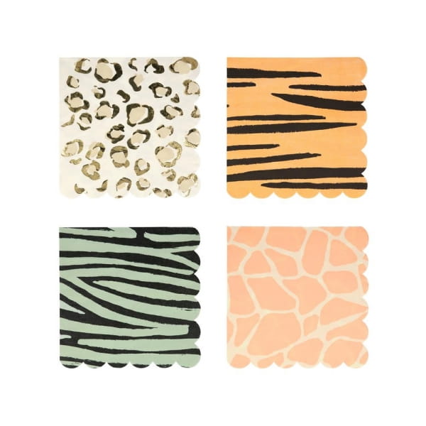 Meri Meri - Duże Serwetki Safari Print