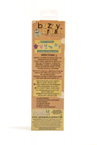 Jack N'jill      -    Grająca Elektryczna Szczoteczka Dla Dzieci z Naklejkami