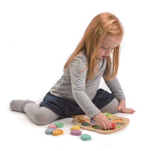 tender leaf toys - Drewniana Zabawka  -  Wiewiórka i Liczenie Żołędzi, Tender Leaf Toys