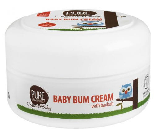 Pure Beginnings Organic Baby  -  Łagodzący Krem do Pielęgnacji Pupy z Ekstraktem z Baobabu 125ml