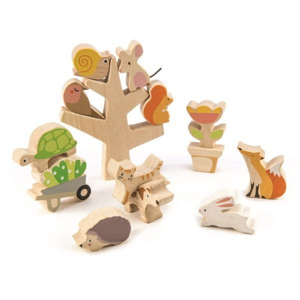 tender leaf toys - Drewniana Gra Zręcznościowa  -  Przyjaciele Ogrodu, Tender Leaf Toys