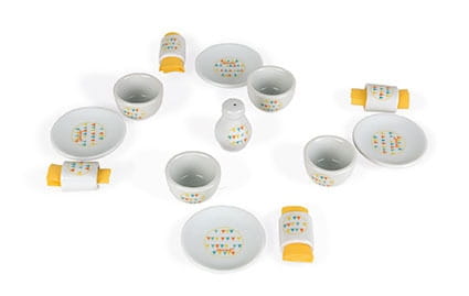 Janod  -  Serwis Obiadowy 17 Elementów Happy day