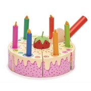 Tender Leaf Toys       -      Tęczowy Drewniany Tort Urodzinowy Rainbow Birthday Cake