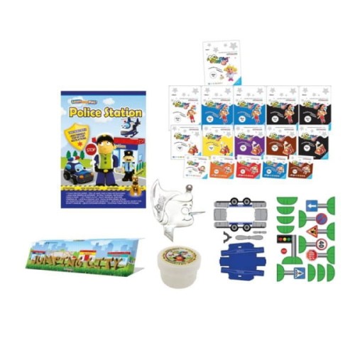 JumpingClay - Jumping Clay | Zestaw Kreatywny Miasto  -  Posterunek Policji
