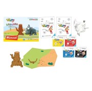 JumpingClay - Jumping Clay | Zestaw Kreatywny Sawanna  -  Nosorożec