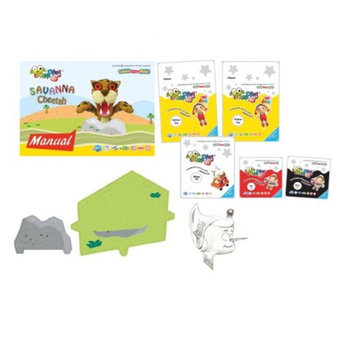 JumpingClay - Jumping Clay | Zestaw Kreatywny Sawanna  -  Gepard
