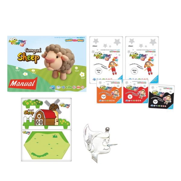 JumpingClay - Jumping Clay | Zestaw Kreatywny Farma  -  Owca