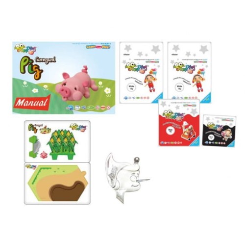 JumpingClay - Jumping Clay | Zestaw Kreatywny Farma  -  Świnka