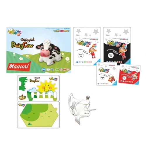JumpingClay - Jumping Clay | Zestaw Kreatywny Farma  -  Krówka