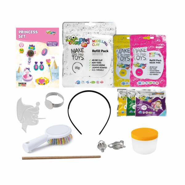 JumpingClay - Jumping Clay | Zestaw Kreatywny Akcesoria Księżniczki