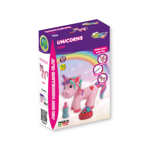 JumpingClay - Jumping Clay | Zestaw Kreatywny Jednorożec  -  Pink