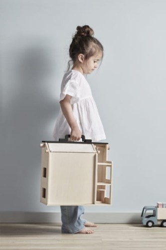 Kids Concept  -  Aiden Drewniany Domek z Akcesoriami Dla Lalek