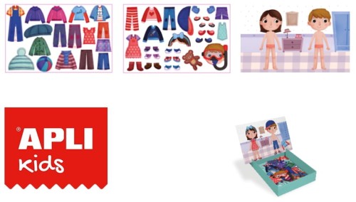 Apli Kids - Magnetyczna Układanka   Ubieranki
