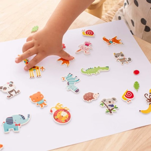 Apli Kids  -   Naklejki z Pianki Eva  -  Zwierzęta 24 Szt.