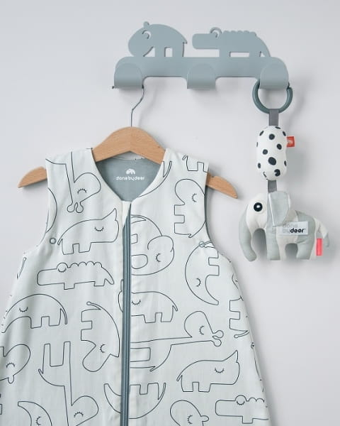 Done by Deer - Done by Deer Śpiworek 1.0 Tog 90 cm White