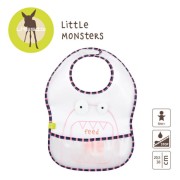 Lassig  -  Śliniak Wodoodporny 6 - 24m Little Monster Koral
