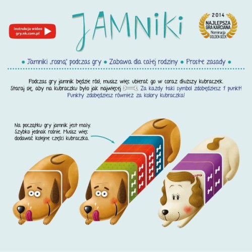Wydawnictwo Nasza Księgarnia   -   Jamniki Gra Planszowa