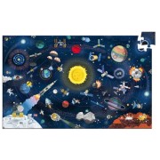 Djeco         -         Puzzle Obserwacyjne Kosmos 200 Elementów z Książeczką Dj07413