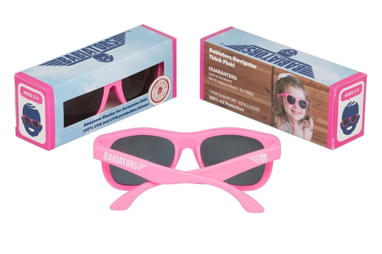 Babiators  -  Classic  -  Okulary Przeciwsłoneczne Think Pink 0 - 2